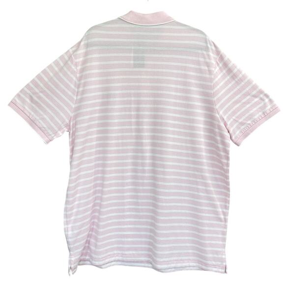 NWT Polo Ralph Lauren Classic Fit Cotton Oxford Mesh Pink White Polo Mens XXL - Picture 6 of 7